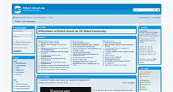 Desktop Screenshot of billard-aktuell.de